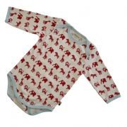 loud + proud - Langarm Body Tiere rot, k