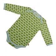 loud + proud - Langarm Body Wal grün, kb