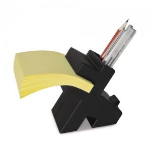 LUCKY Haftnotizhalter, schwarz