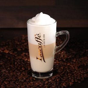 Lucaffe Latte Macchiato Glas mit Griff L