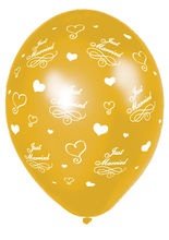 Luftballons Just Married gold X 25 St.