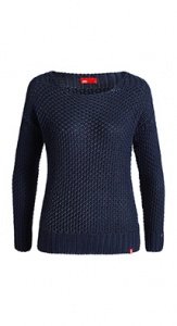 Luftiger Grobstrick-Pulli