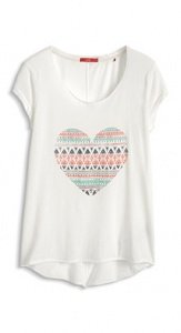 Luftiges Vintage Ausbrenner-Shirt