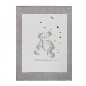 Lulu Cast. Kuscheldecke grau