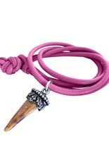 Lumisha Trachten-Schmuck Lederband Gewei