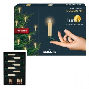 Lumix-Kerzen 7er-Set Elfenbein, Erweiterungs-Set