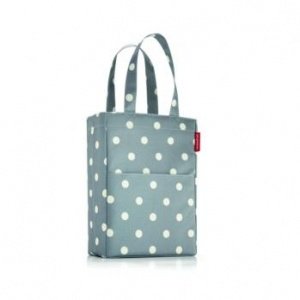 Lunchbag L iso grey dots SR1009  von Rei
