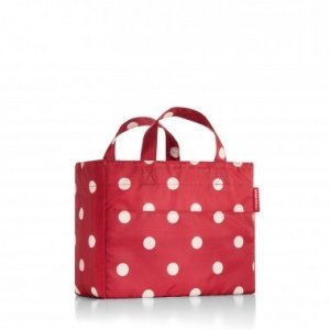 Lunchbag S Iso ruby dots