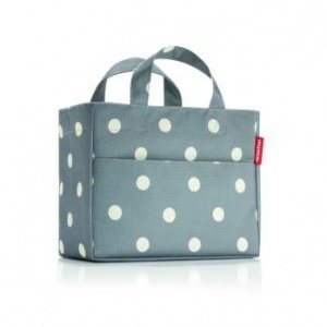 Lunchbag S iso grey dots ST1009  von Rei