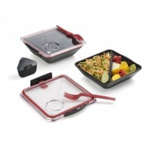 Lunchbox Appetit schwarz/rot