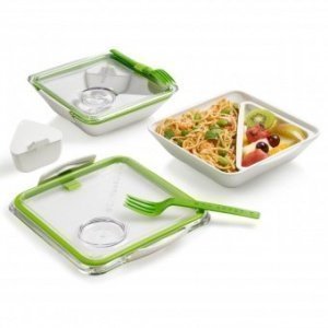 Lunchbox Appetit weiß/lime