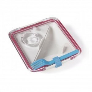 Lunchbox Appetit weiß/pink