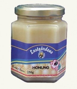 Lustgardens Honig naturell, 250g