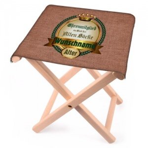 Klapphocker mit Wunschname