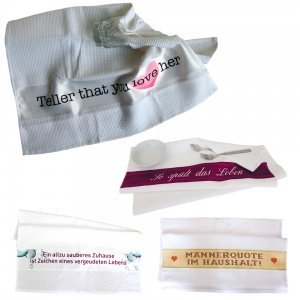 Lustige Geschirrtücher
