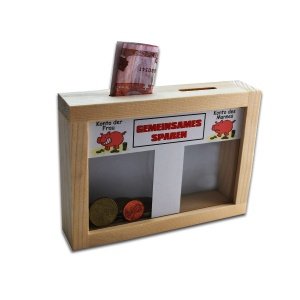 Lustige Spardose für Paare