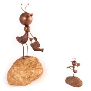 Lustige Steinameise *Gartenfigur*
