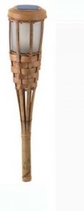 Luxform Gartenleuchte Bamboo Ticky Torch