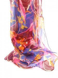 luftig-farbiger Seidenschal