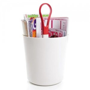 MAGAZIN VASE Zeitschriftenträger, rot