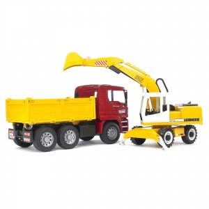 MAN Kipplastwagen mit Liebherr Schaufelb