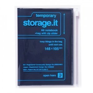 MARK-S storage.it Notizbuch A6 Schwarz-B
