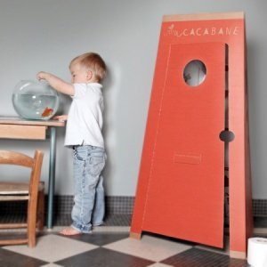 Ma Cacabane Klohäuschen rot