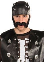 Macho Rocker Bart schwarz