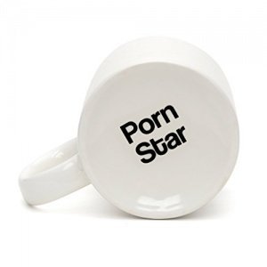 Mad Mugs Mo Bro Mugs Tasse Porn Star, mit Schnurrbart-Aufdruck