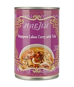 Mae Jin Laksa Curry mit Tofu (Singapur S