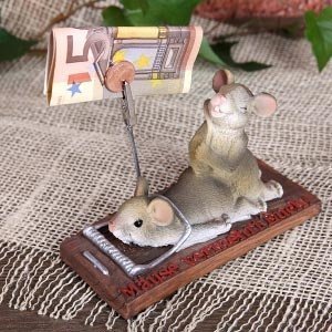 Mäuse in Falle mit Geldclip