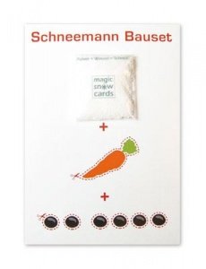 Magic SNOW CARD - Schneemann-Bauset
