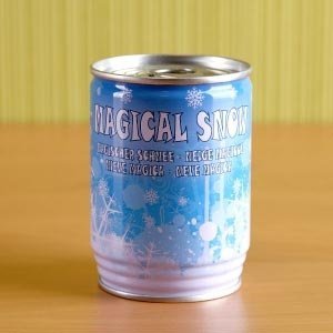 Magischer Schnee in der Dose