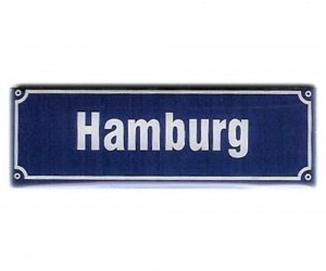 Magnet Hamburg Straßenschild