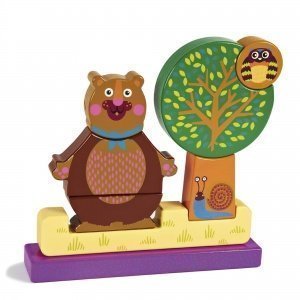 Magnet-Holzpuzzle Bär