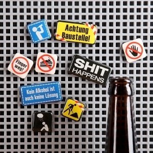 Magnet-Set Achtung Baustelle (9 Stk.)