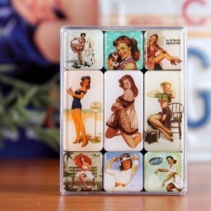 Magnet-Set Pin Ups (9 Stk.)