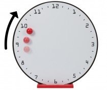 Magnetic Ball Wanduhr - mit magisch schw