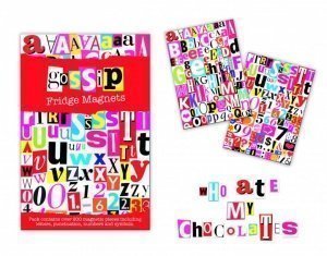 Magnetische Buchstaben - Gossip Klatsch