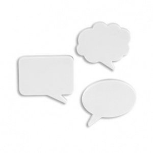 Magnetische Sprechblasen 3er Set von Umb