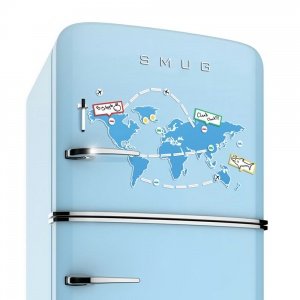 Magnetische Weltkarte