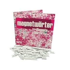 Magnetwörter PARTY von Kylskapspoesi