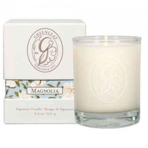 -Magnolia- Box Jar Candle, Greenleaf