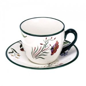 Magu-Cera Keramik Blütenzauber Tasse mit