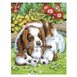 Malen nach Zahlen "Hunde"