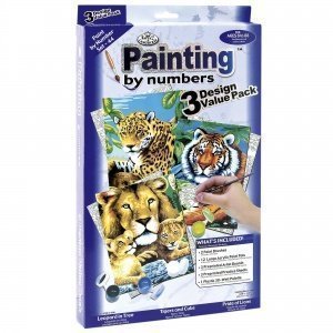 Malen nach Zahlen "Raubkatzen"