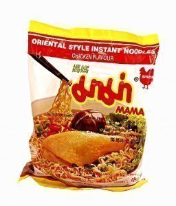 Mama Brand Instant Nudelsuppe mit Huhnar