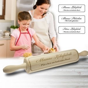 Mamas Nudelholz - mit Gravur