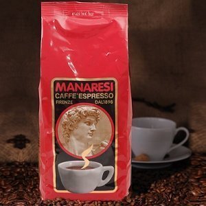 Manaresi Espresso Rosso 1kg Bohnen