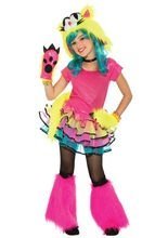 Manga Katze Kinderkostüm bunt